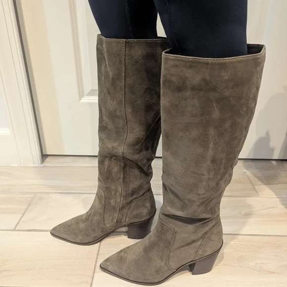 NWT Cole Haan Boho Willa Sused Knee High Boots - Picture 4 of 6